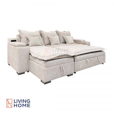 โซฟา L-Shape 270 ซม. CHLOE ปรับนอนได้